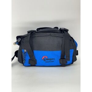 Lowepro Photo Runner Camera Bag Blue Black Waist Belt Shoulder Strap Padded